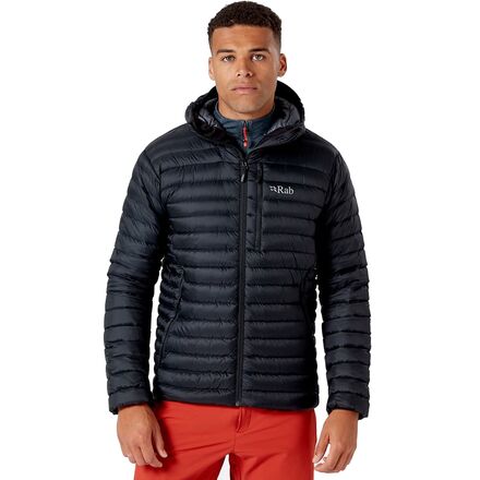 (取寄) ラブ メンズ マイクロライト アルパイン ダウン ジャケット - メンズ Rab men Microlight Alpine Down Jacket - Men's Black