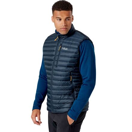 (取寄) ラブ メンズ マイクロライト ベスト - メンズ Rab men Microlight Vest - Men's Beluga｜ジェットラグ店