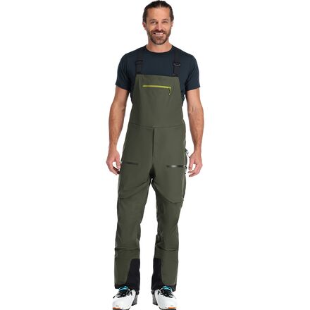 (取寄) ラブ メンズ クロマ キネティック ビブ パンツ - メンズ Rab men Khroma Kinetic Bib Pant - Men's Army｜ジェットラグ店
