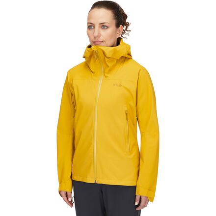 (取寄) ラブ レディース ダウンポアー ライト ジャケット - ウィメンズ Rab women Downpour Light Jacket - Women's Sahara