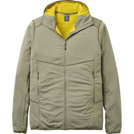 (取寄) ラブ メンズ フーデット ジャケット - メンズ Rab men Evolute Hooded Jacket - Men's Light Khaki|ジェットラグ店