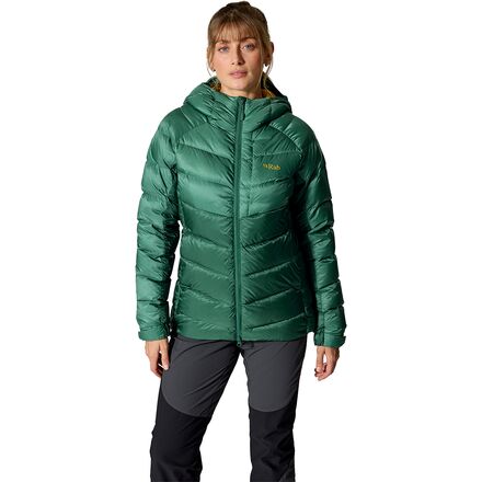 (取寄) ラブ レディース プロ ダウン ジャケット - ウィメンズ Rab women Glaceon Pro Down Jacket - Women's Eucalyptus/Green Slate|ジェットラグ店