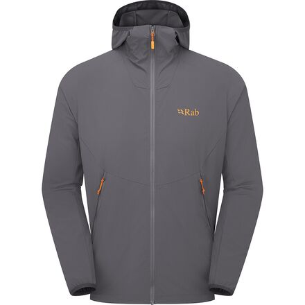 (取寄) ラブ メンズ ボレアリス フル-ジップ ブーディ - メンズ Rab men Borealis Full-Zip Hoodie - Men's Graphene｜ジェットラグ店