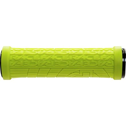 (取寄) レースフェイス グリップラー ロック-オン グリップス Race Face Grippler Lock-On Grips Yellow