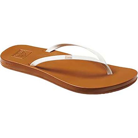 (取寄) リーフ レディース クッション スリム フリップ フロップ - ウィメンズ Reef women Cushion Slim Flip Flop - Women's White/Tan