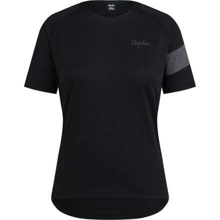 (取寄) ラファ レディース トレイル テクニカル T-シャツ - ウィメンズ Rapha women Trail Technical T-Shirt - Women's Black/Grey