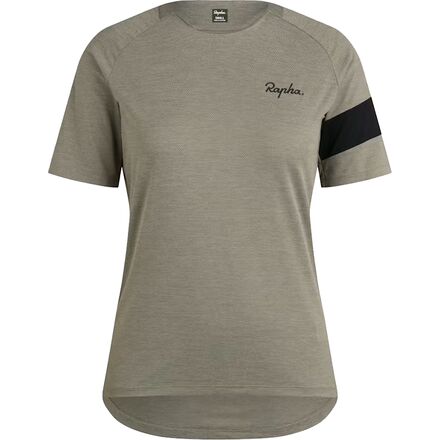 (取寄) ラファ レディース トレイル テクニカル T-シャツ - ウィメンズ Rapha women Trail Technical T-Shirt - Women's Khaki/Black
