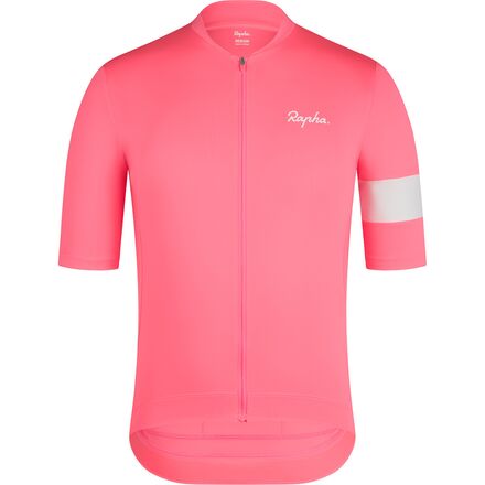 (取寄) ラファ メンズ コア ジャージ - メンズ Rapha men Core Jersey - Men's High-Vis Pink/White