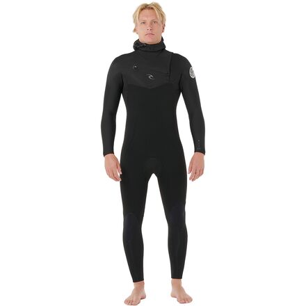 (取寄) リップ カール メンズ ドーン パトロール 5/4 チェスト-ジップ フーデット ウェットスーツ - メンズ Rip Curl men Dawn Patrol 5/4 Chest-Zip Hooded Wetsuit - Men's Black