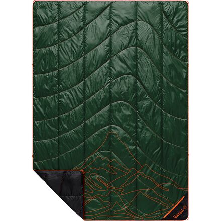 (取寄) ランプル バックカントリー パフィー 1-パーソン ブランケット Rumpl Backcountry Puffy 1-Person Blanket Mountain Green Peak