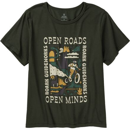 (取寄) ロアーク レディース オープン ローズ エブリデイ T-シャツ - ウィメンズ Roark women Open Roads Everyday T-Shirt - Women's Dark Military