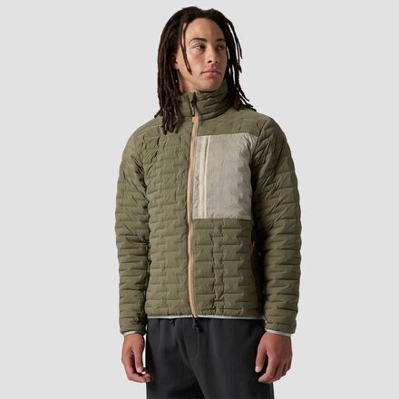 (取寄) バックカントリー メンズ プリマロフト バッフル ストレッチ ジャケット - メンズ Backcountry men Peale Primaloft Stitch-Free Baffle Stretch Jacket - Men's Kalamata