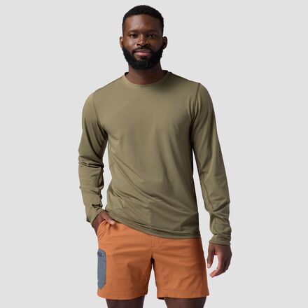 (取寄) バックカントリー メンズ タホ サン ロング-スローブ クルー シャツ - メンズ Backcountry men Tahoe Sun Long-Sleeve Crew Shirt - Men's Kalamata