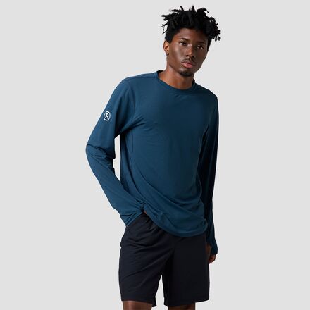 (取寄) バックカントリー メンズ タホ サン ロング-スローブ クルー シャツ - メンズ Backcountry men Tahoe Sun Long-Sleeve Crew Shirt - Men's Midnight Blue|ジェットラグ店