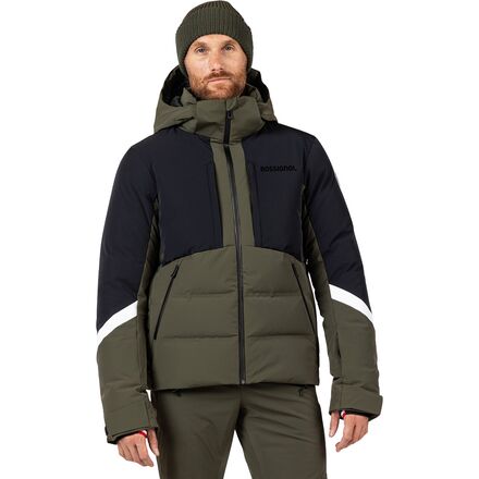 (取寄) ロシニョール メンズ ダウン ミックス ジャケット - メンズ Rossignol men Ciastel Down Mix Jacket - Men's Olive Shadow