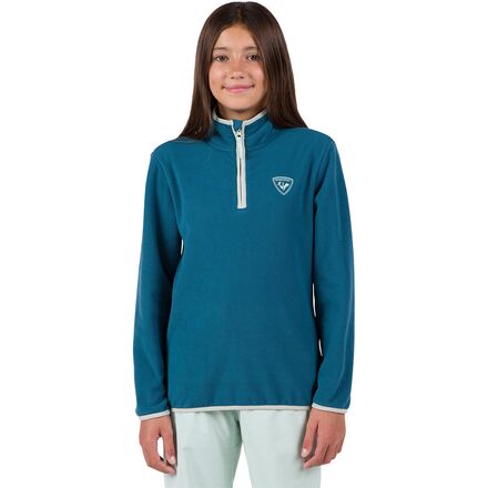 (取寄) ロシニョール キッズ フリース 1/2-ジップ プルオーバー - キッズ Rossignol kids Strawpile Fleece 1/2-Zip Pullover - Kids' Deep Lake