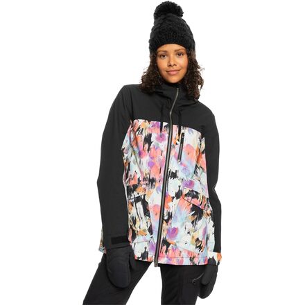 (取寄) ロキシー レディース ステイティド インサレーテッド ジャケット - ウィメンズ Roxy women Stated Insulated Jacket - Women's True Black Tenderness｜ジェットラグ店 30,316円
