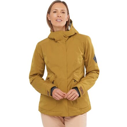 (取寄) サロモン レディース スノー リベル ジャケット - ウィメンズ Salomon women Snow Rebel Jacket - Women's Cumin|ジェットラグ店