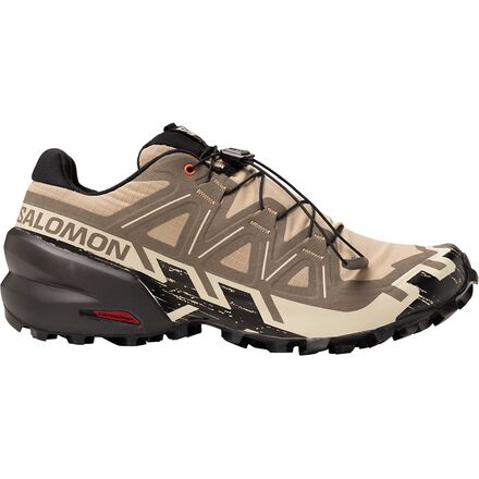 (取寄) サロモン メンズ スピードクロス 6 トレイル ランニング シューズ - メンズ Salomon men Speedcross 6 Trail Running Shoe - Men's Natural/Black/Almond Milk