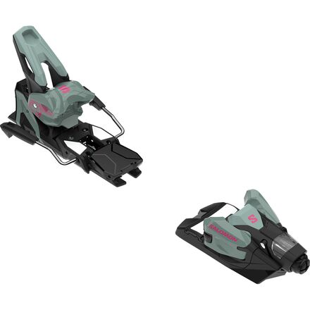 (取寄) サロモン ストライブ GW 14 スキー バインディング - Salomon Strive GW 14 Ski Binding - 2026 Iceberg Green/Black/Sachet Pink