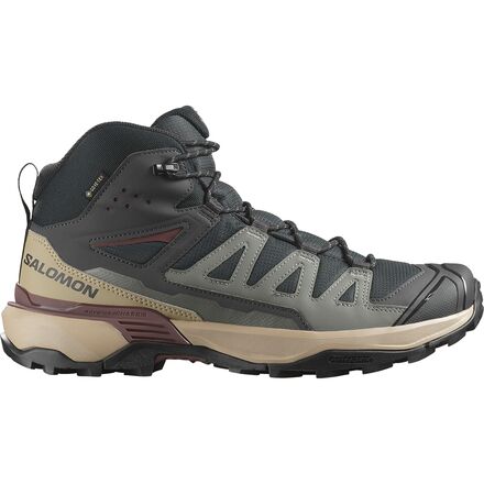 (取寄) サロモン メンズ X ウルトラ 360 ミッド Gtx ハイキング ブーツ - メンズ Salomon men X Ultra 360 Mid GTX Hiking Boot - Men's Phantom/Desert Tan/Rum Raisin