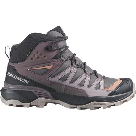 (取寄) サロモン レディース X ウルトラ 360 ミッド Gtx ハイキング ブーツ - ウィメンズ Salomon women X Ultra 360 Mid GTX Hiking Boot - Women's Plum Kitten/Phantom/Cork