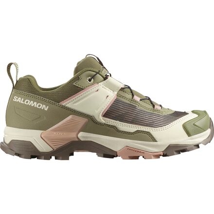 (取寄) サロモン レディース X ウルトラ 5 ハイキング シューズ - ウィメンズ Salomon women X Ultra 5 Hiking Shoe - Women's Aloe/Shortbread/Mahogany Rose