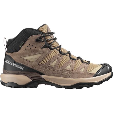 (取寄) サロモン メンズ X ウルトラ 360 レザー ミッド Gtx ハイキング ブーツ - メンズ Salomon men X Ultra 360 Leather Mid GTX Hiking Boot - Men's Desert Tan/Walnut/Earth Brown