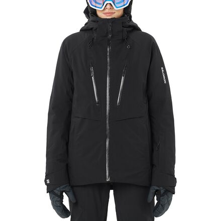 (取寄) サロモン レディース ブリリアント 2.0 ジャケット - ウィメンズ Salomon women Brilliant 2.0 Jacket - Women's Deep Black｜ジェットラグ店 73,821円
