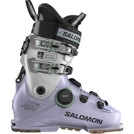 (取寄) サロモン レディース シフト スープラ ボア 105 ブーツ - - ウィメンズ Salomon women Shift Supra BOA 105 Boot - 2026 - Women's Cosmic Sky/Cool Gray 5/Shale Green