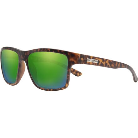 (取寄) サンクラウド ポラライズド オプティクス A-チーム ポーラライズド サングラス Suncloud Polarized Optics A-Team Polarized Sunglasses Matte Tortoise/Polar Green Mirror