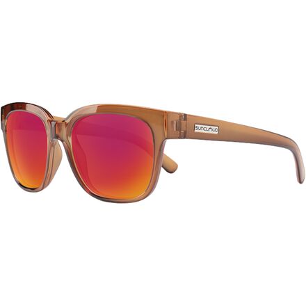 (取寄) サンクラウド ポラライズド オプティクス アフェクト ポーラライズド サングラス Suncloud Polarized Optics Affect Polarized Sunglasses Crystal Amber/Polar Red Mirror