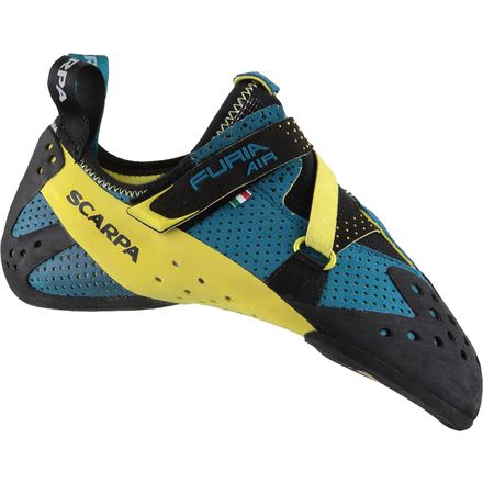 (取寄) スカルパ フリア エアー クライミング シューズ Scarpa Furia Air Climbing Shoe Baltic Blue/Yellow