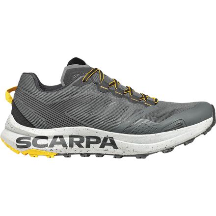(取寄) スカルパ メンズ スピン プラネット ランニング シューズ - メンズ Scarpa men Spin Planet Running Shoe - Men's Anthracite/Saffron