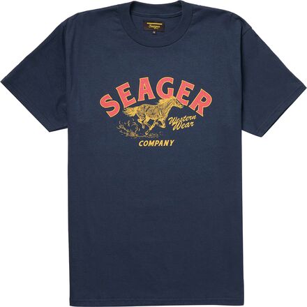 (取寄) メンズ ヘリテージ T-シャツ - メンズ Seager Co. men Heritage T-Shirt - Men's Navy｜ジェットラグ店
