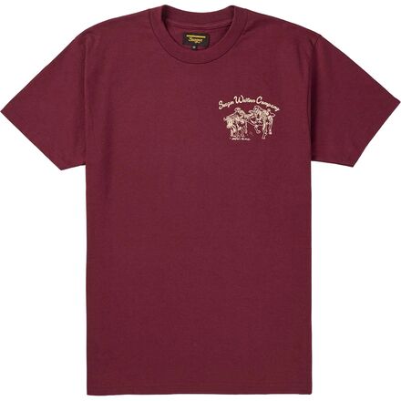 (取寄) メンズ ロス T-シャツ - メンズ Seager Co. men Los Rios T-Shirt - Men's Burgundy|ジェットラグ店
