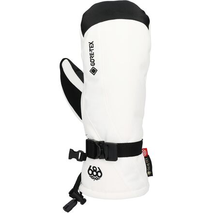 (取寄) シックスエイトシックス レディース ゴア-テックス リニア ミトン - ウィメンズ 686 women GORE-TEX Linear Mitten - Women's White｜ジェットラグ店