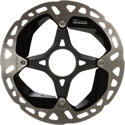 (取寄) シマノ XTR/デュラ-エース センターロック ディスク ローター Shimano XTR/Dura-Ace Centerlock Disc Rotor Gray/Black