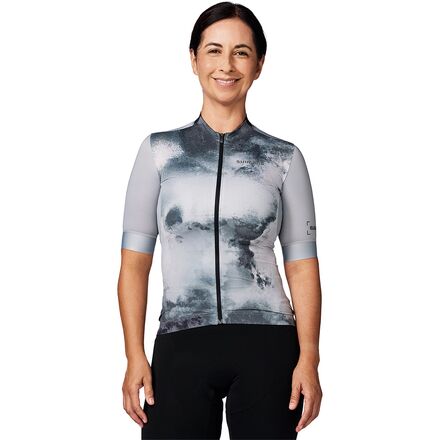 (取寄) シマノ レディース ショート スリーブ ジャージ - ウィメンズ Shimano women Eleganza Short Sleeve Jersey - Women's Stone Gray