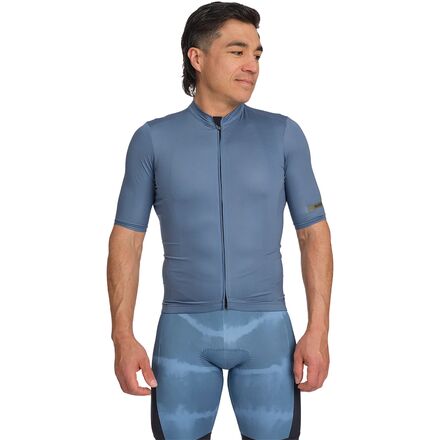 (取寄) シマノ メンズ イバルブ コルサ ショート スリーブ ジャージ - メンズ Shimano men Evolve Corsa Short Sleeve Jersey - Men's Smoky Navy