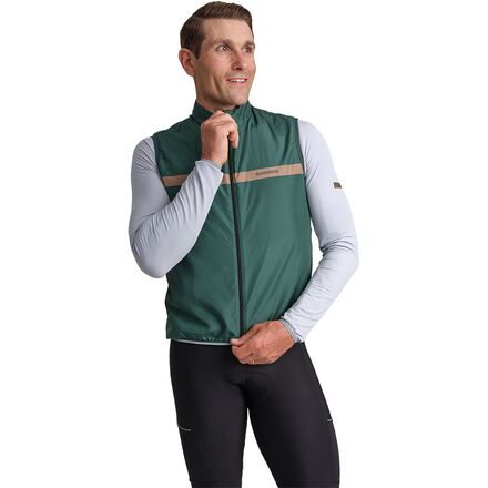 (取寄) シマノ メンズ イバルブ プリーマ ウィンド ベスト - メンズ Shimano men Evolve Prima Wind Vest - Men's Green