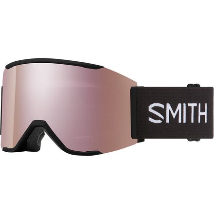 (取寄) スミス スクアッド マグ ゴーグルズ Smith Squad MAG Goggles Black/ChromaPop Everyday Rose Gold Mirror/Extra Lens-ChromaPop Storm Rose Flash