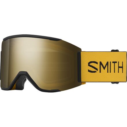 (取寄) スミス スクアッド マグ ゴーグルズ Smith Squad MAG Goggles Limited Saffron Splock ChromaPop Sun Black Gold Mirror