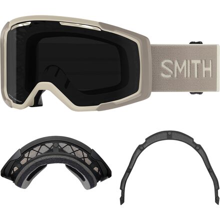 (取寄) スミス リズム MTB ゴーグル + ダート スクリーン Smith Rhythm MTB Goggle + Dirt Screen Chalk/ChromaPop Sun Black｜ジェットラグ店