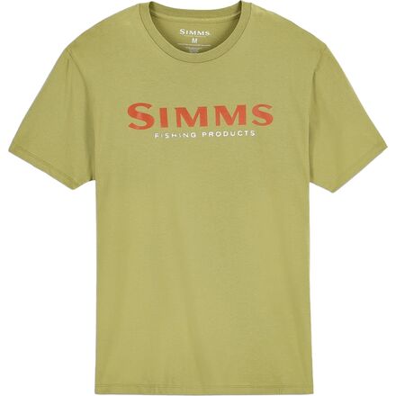 (取寄) シムス メンズ シムズ ロゴ T-シャツ - メンズ Simms men Simms Logo T-Shirt - Men's Tent Green
