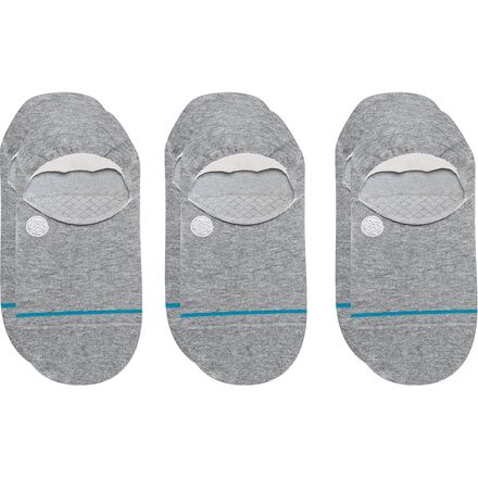 (取寄) スタンス アイコン ノーショー ソック 3-パック Stance Icon No-Show Sock 3-Pack Heathergrey