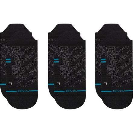 (取寄) スタンス ラン ウルトラ-ライト ランニング タブ ソック 3-パック Stance Run Ultra-Light Running Tab Sock 3-Pack Black