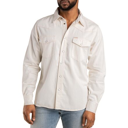(取寄) メンズ ザ ワイアット パール スナップ シャツ - メンズ Sendero Provisions Co. men The Wyatt Pearl Snap Shirt - Men's Ecru
