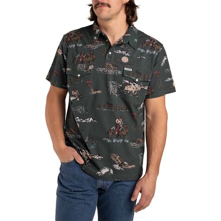 (取寄) メンズ カンティーナ ポロ シャツ - メンズ Sendero Provisions Co. men Cantina Polo Shirt - Men's Sky Grande|ジェットラグ店