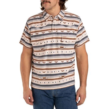 (取寄) メンズ カンティーナ テリー ポロ シャツ - メンズ Sendero Provisions Co. men Cantina Terry Polo Shirt - Men's Gray/Tan Southwest|ジェットラグ店